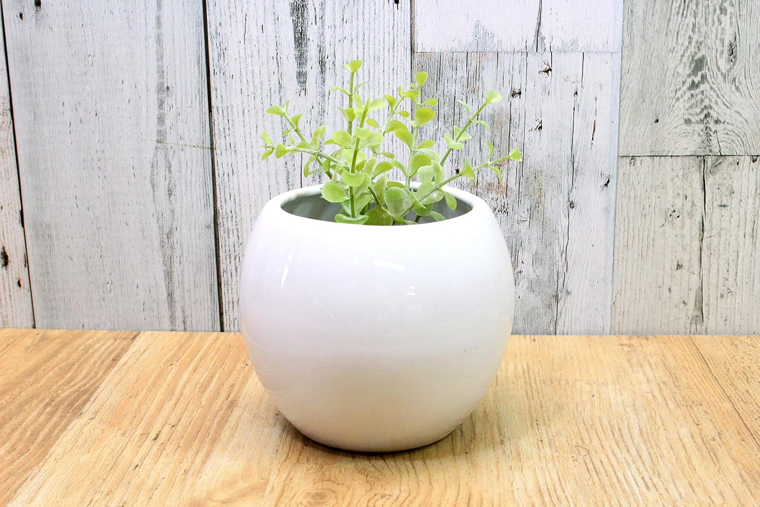 Flower Base Candle Holder Pure Ball LL H11 x Diameter 13cm White Pack of 12