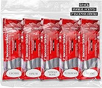 Vista 19 de Aroma Depot 5 varillas de incienso más populares de 7 pulgadas, juego variado de 500 unidades, 7 pulgadas de largo, 5 paquetes de 85 a 100 varillas