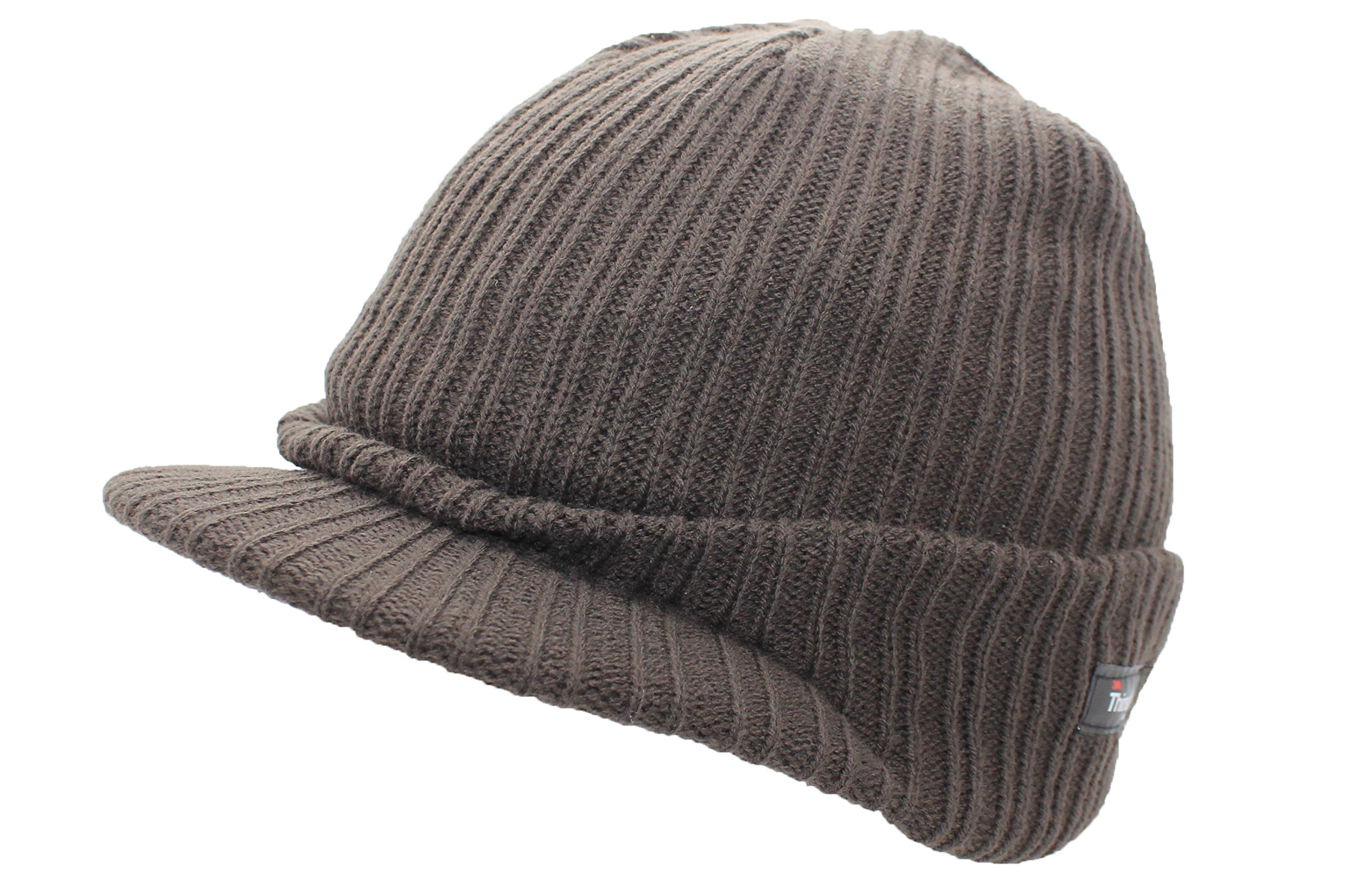 Thinsulate Mens Peak Beanie Hat in 