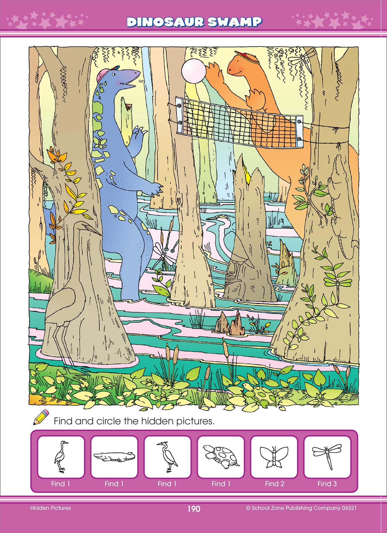 School Zone Fun and Games Preschool Activity Workbook: 320 Pages, Pre-K, Colors, Shapes, Alphabet, ABC's, Numbers, Learning Activities, Ages 3+ (School Zone Big Workbook Series) - Image 5