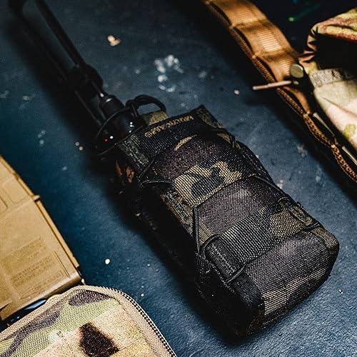 Miniatura 2 de High Speed Gear Radio Pop-UP Taco  Bolsa de comunicación compatible con MOLLE  Se adapta a múltiples dispositivos de radio