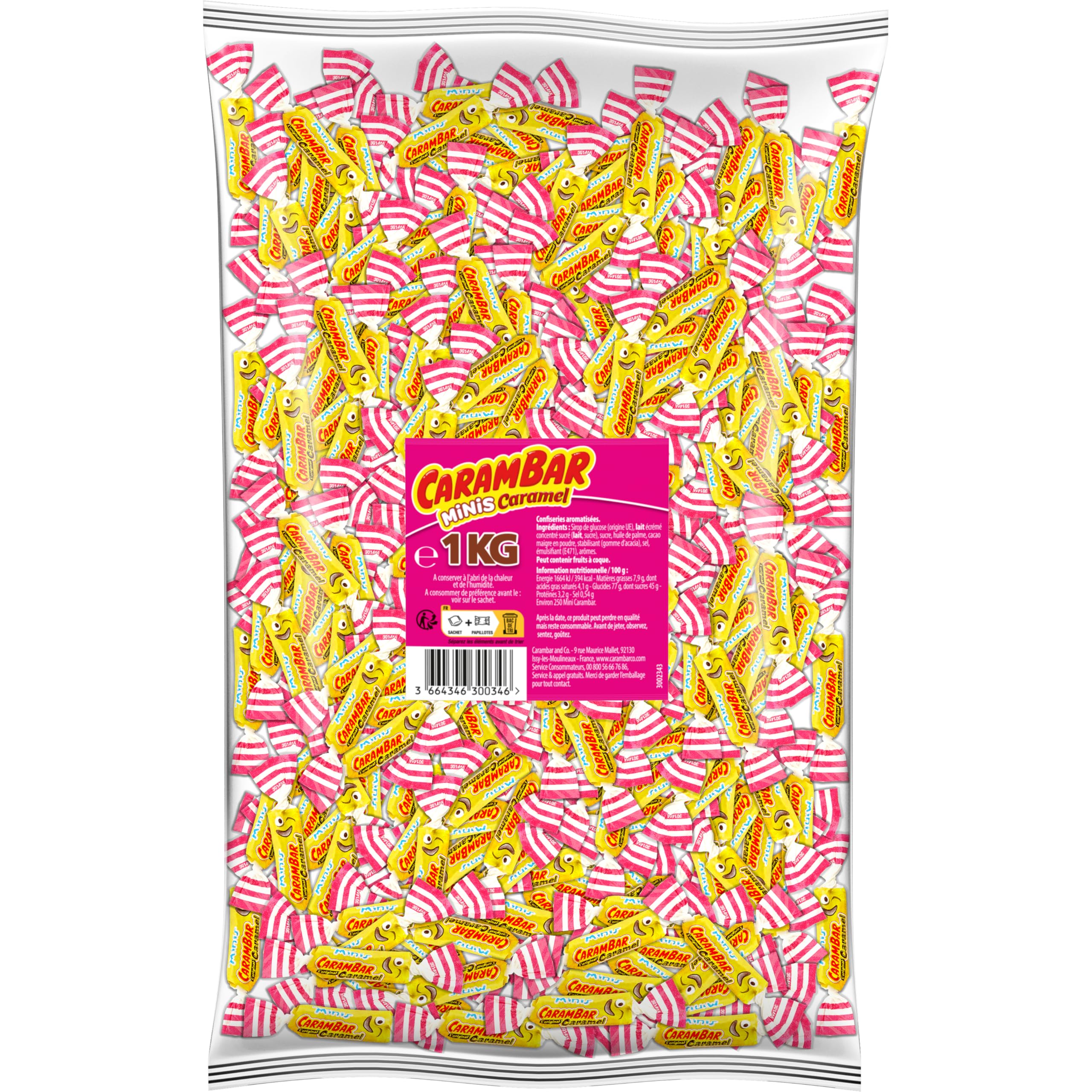 Carambar Bonbon les Minis Caramel 1 Kg