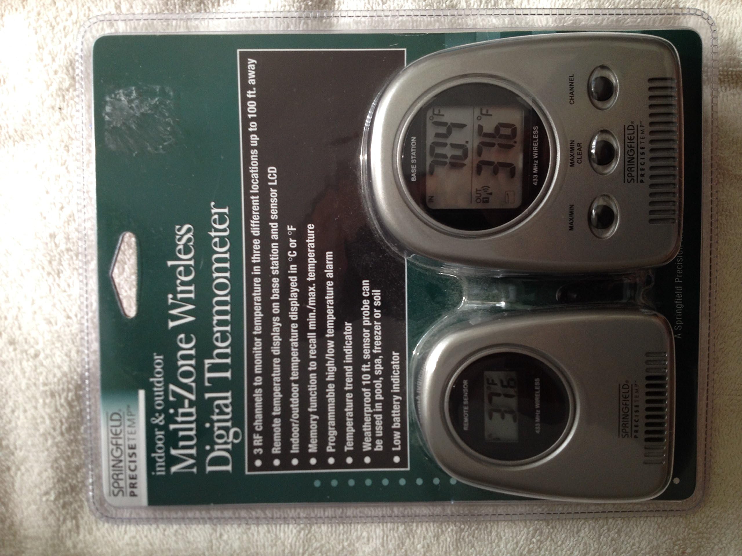 Indoor and Outdoor Multi Zone Digital Thermometer