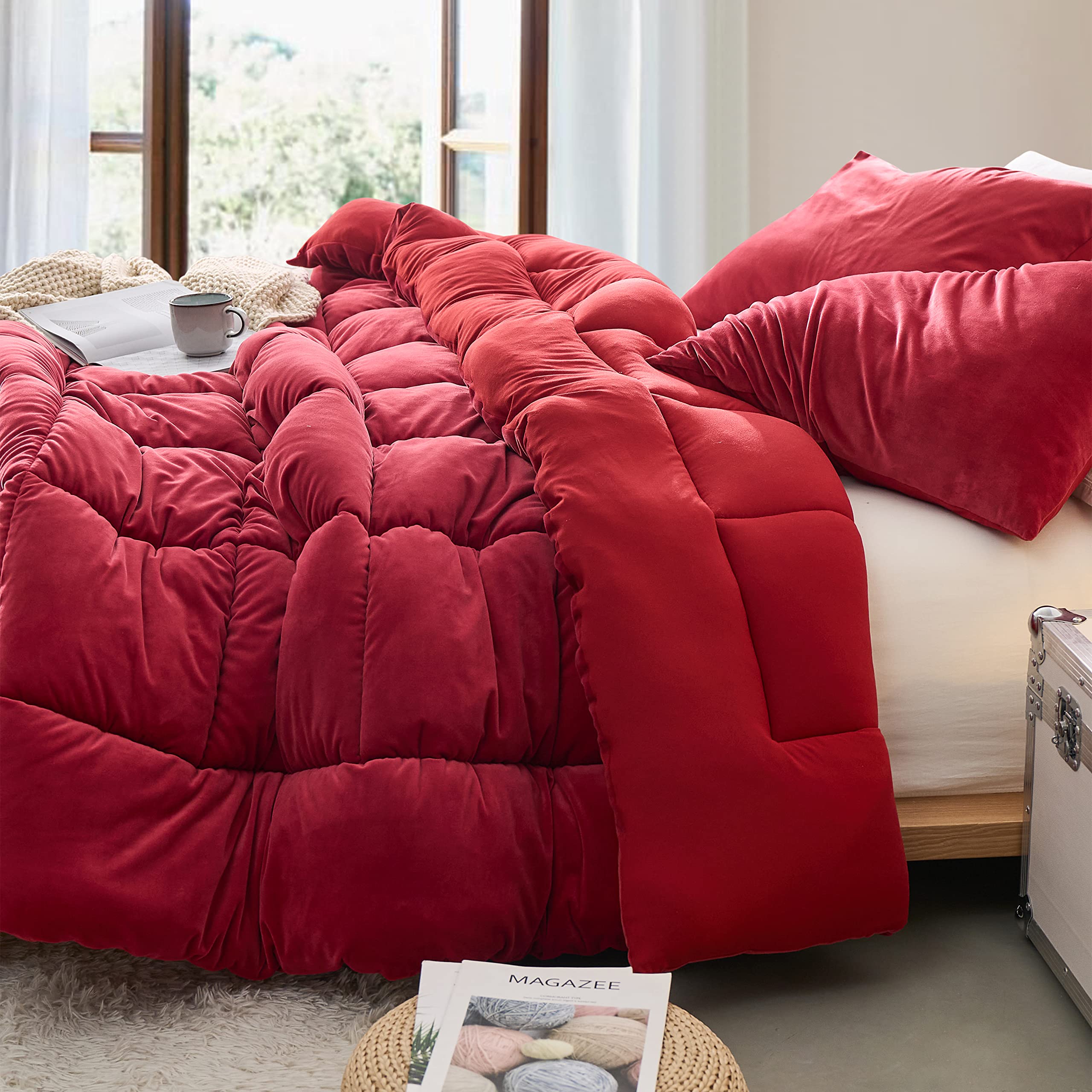 Byourbed Fabric Fetish - Coma Inducer® Oversized King Comforter - Lava Falls