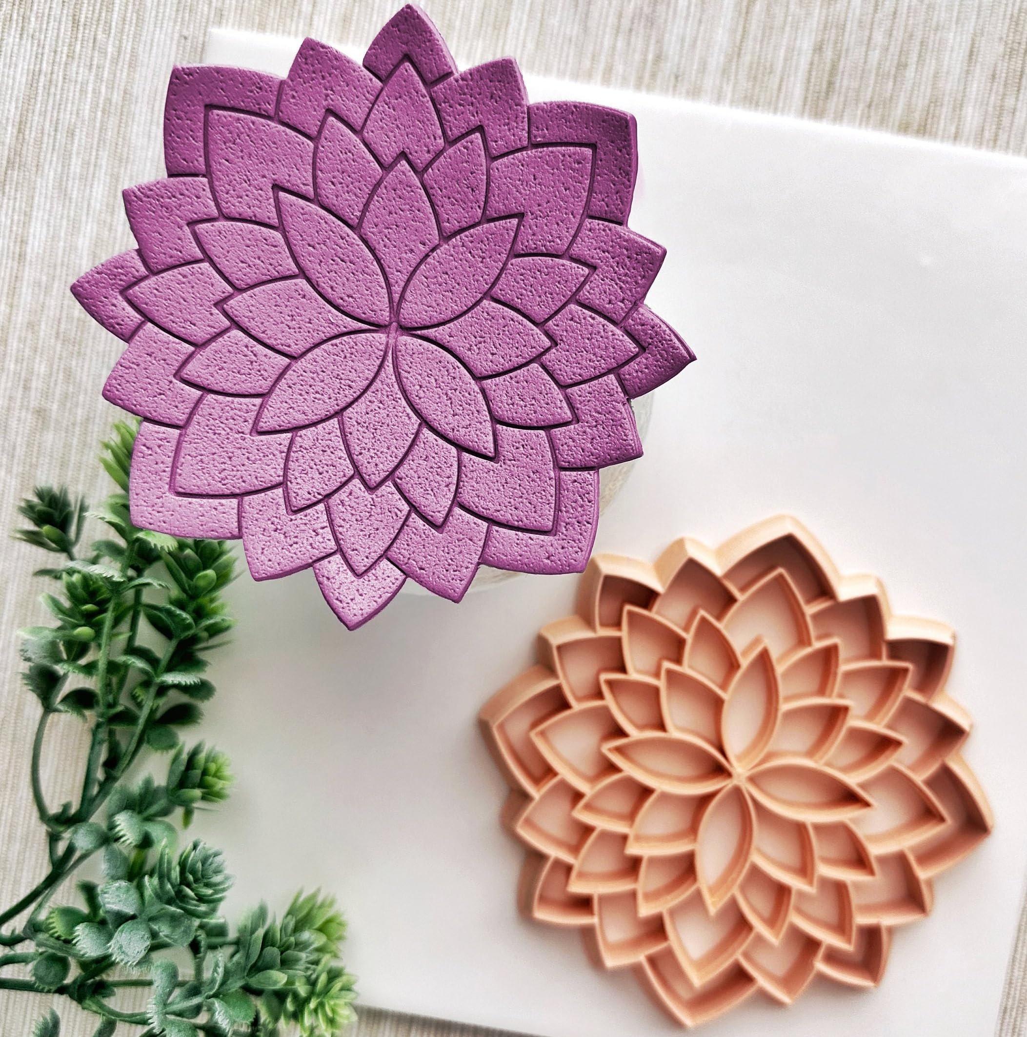 Lily Trinket Dish Cutter, Ring Dish Clay Cutter, JWELLERY Dish Clay Cutter. Home Decor, Fridge Magnet, DIY KIT. Size:Mentioned in Images (Color May Vary)-image-49
