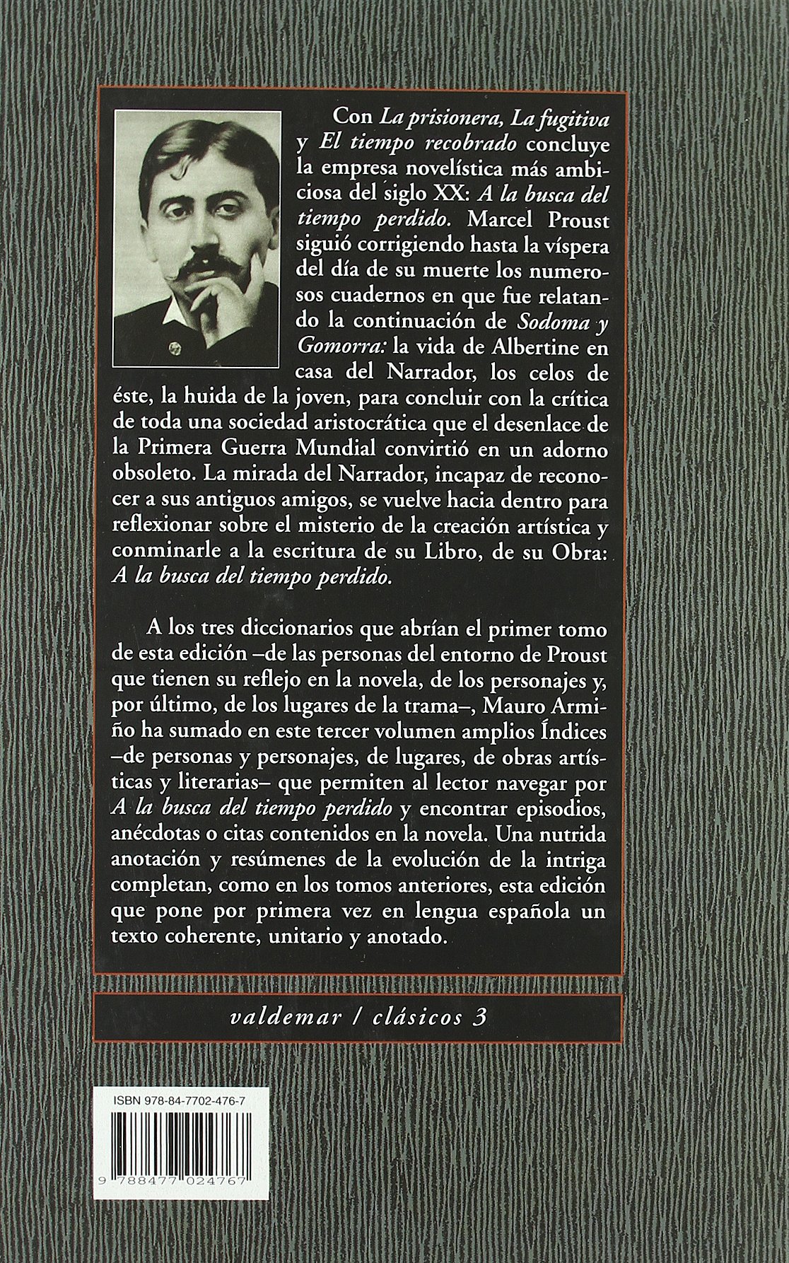 A la busca del tiempo perdido: Estuche con los tres tomos: 123 (Clásicos)