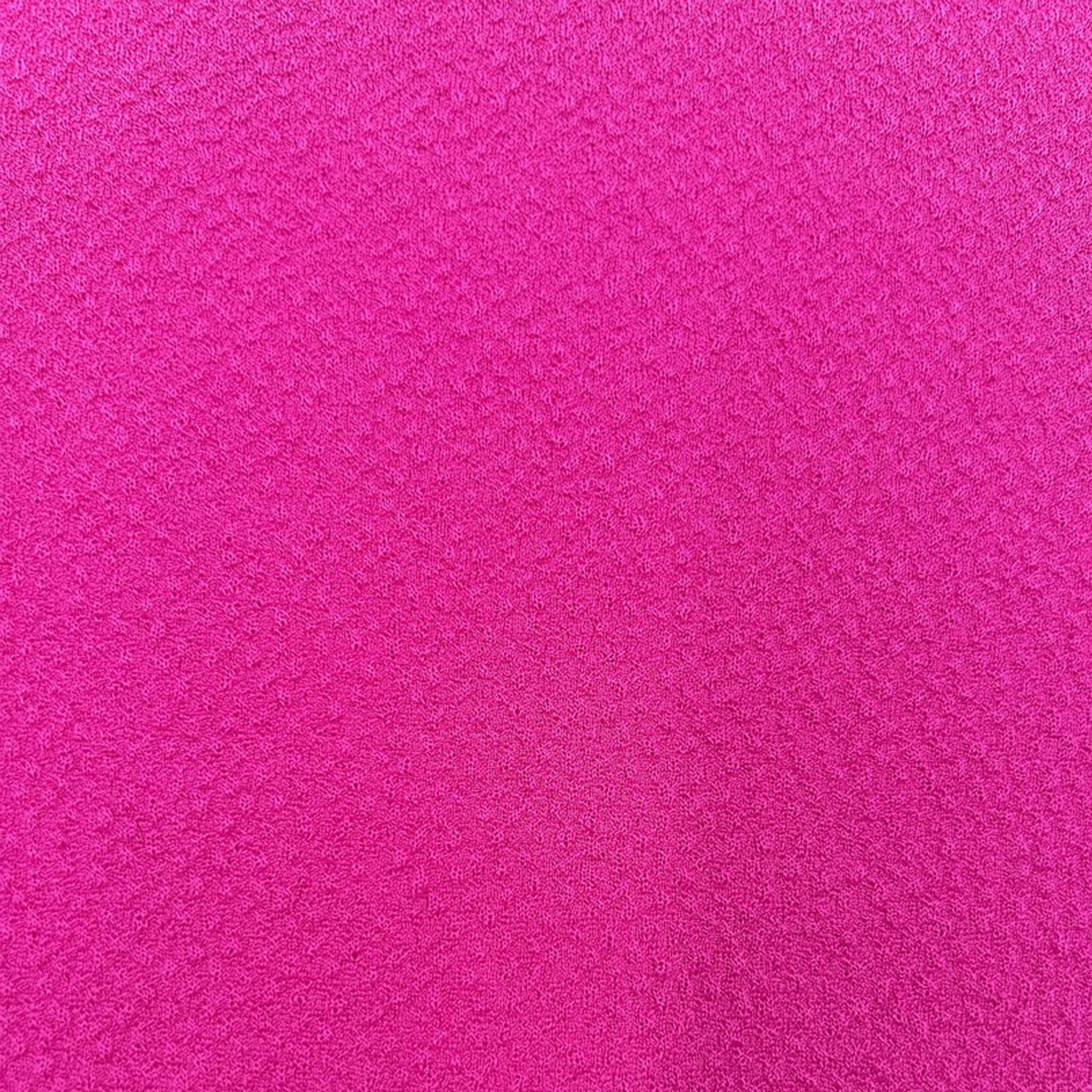Texco Inc Poliéster jacquard sólido elastano/elástico en 4 direcciones/suéter de punto/ropa para el hogar/tela de bricolaje, magenta 10 yardas