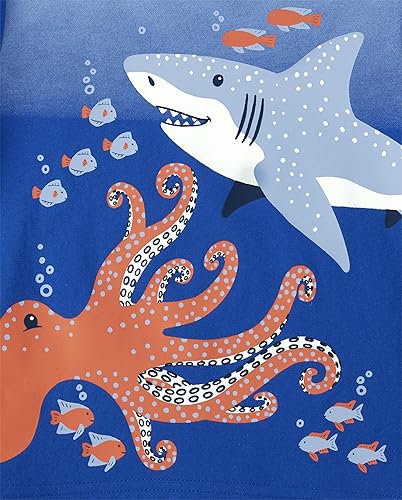 Miniatura 2 de The Children's Place Conjunto de 2 piezas de camisa y pantalones cortos de manga corta para bebés y niños pequeños