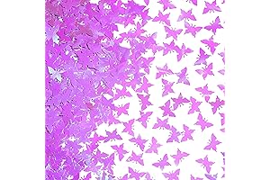 Purple Butterfly Party Table Confetti: Shimmering Decorations for Special Occasions