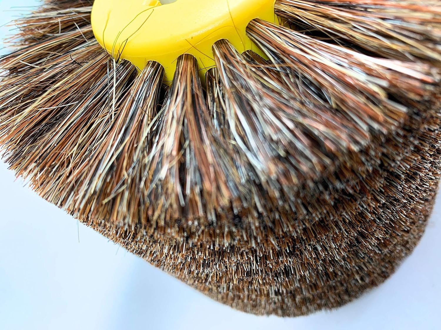 SIGNI Premium Horsehair Polishing Wheel Brush for Wood Furniture -Wire Drawing, Polishing, Burnishing, and Finishing