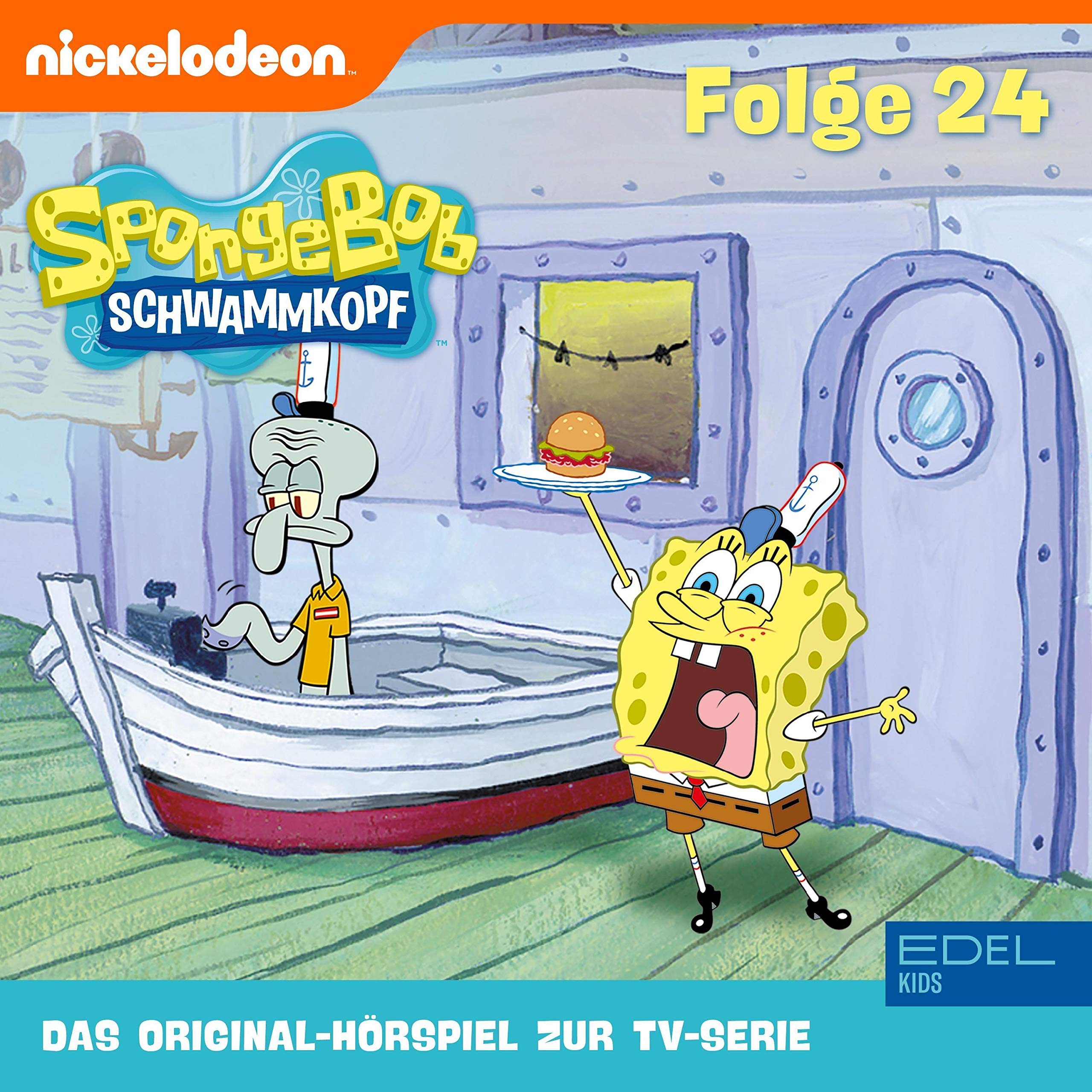 Cover art for SpongeBob Schwammkopf 24. Das Original-Hörspiel zur TV-Serie