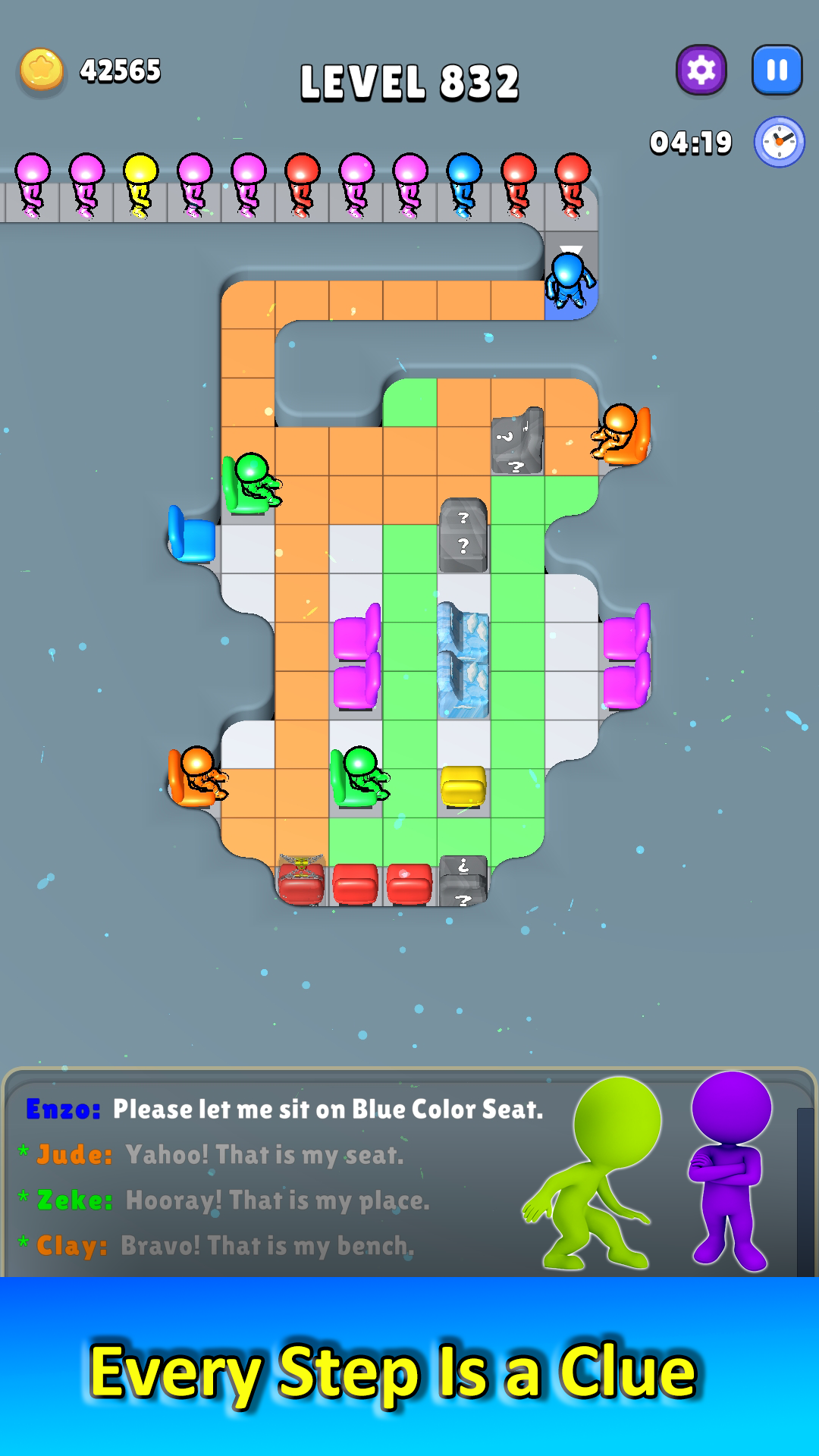 Puzzle Rel Find My Seat: Logic Maze – Fun Brain Puzzle & Sorting Game - App on ...