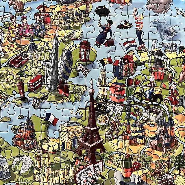 Foto 2 de 8 de Gibsons G7113 - Puzzle This is Europe Piezas, Rompecabezas Premium para Adultos