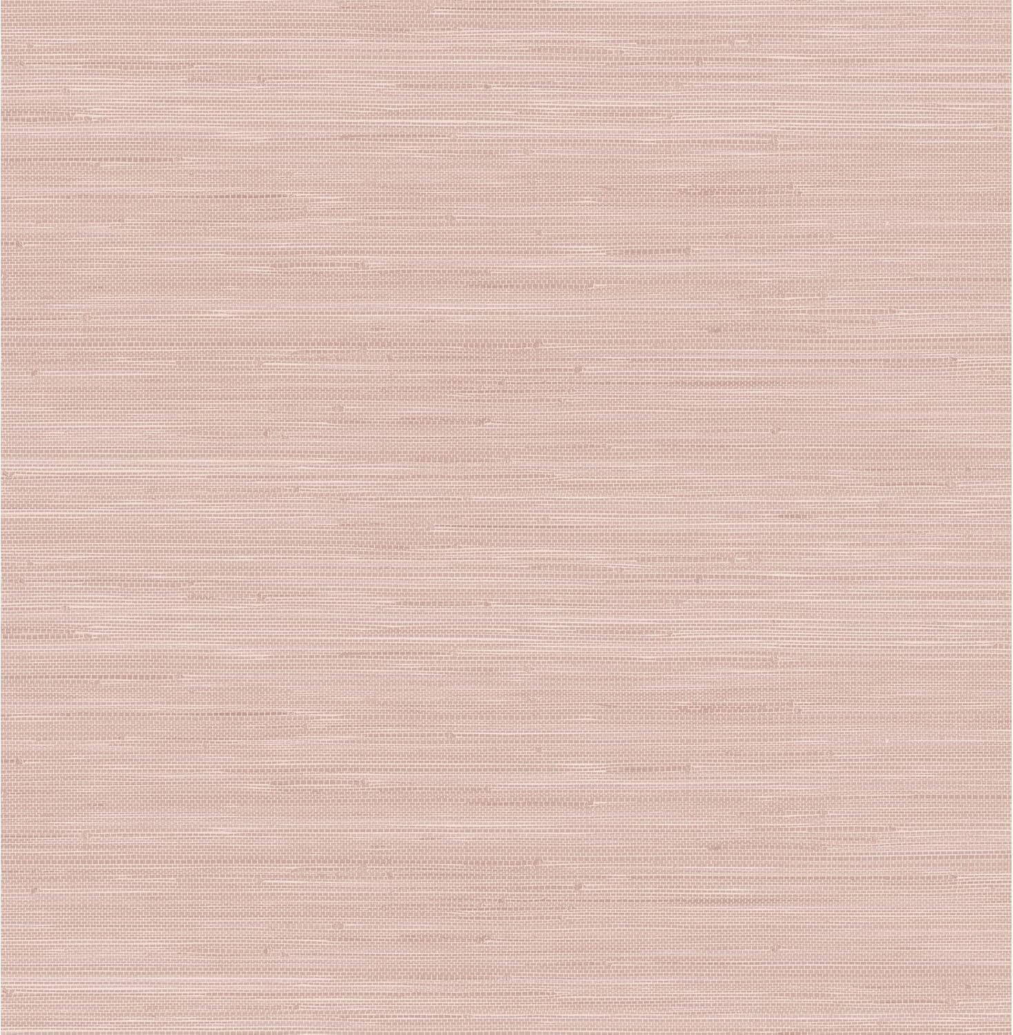 NuWallpaper x Social Social Classic Faux Grasscloth Peel and Stick Wallpaper, Berry
