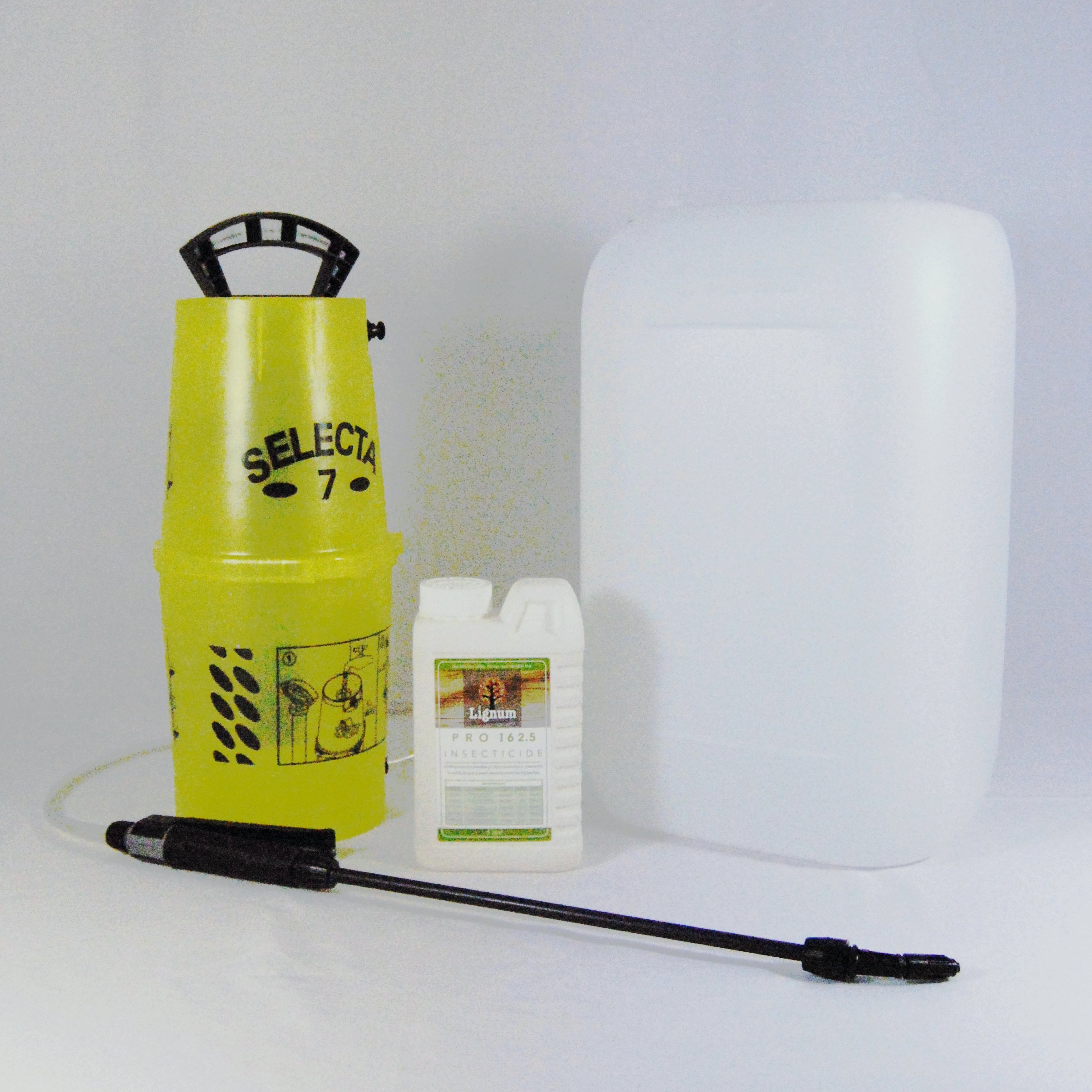 1 X 1L LIGNUM PRO I62.5 Concentrated Insecticide Woodworm Killer Timber Treatment Spray KIT & Mixing Drum - Makes 25L