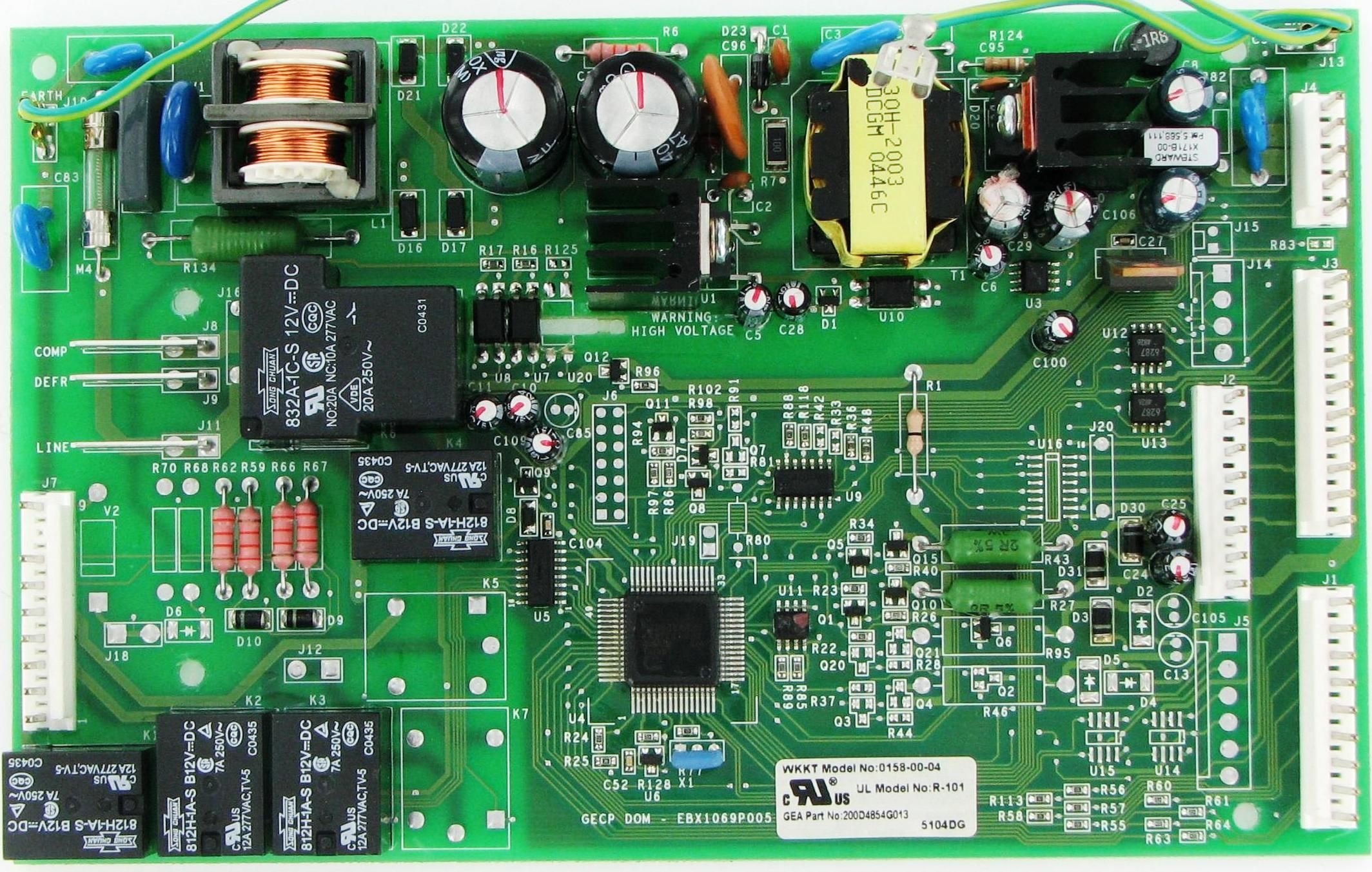 Whirlpool/WF368HEHWV Refrigerator Main Control Board Replacement Guide