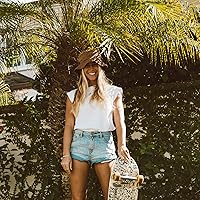 Vista 3 de NPJY 2 Packs Bucket Hat for Women Men Cotton Summer Sun Beach Fishing Cap