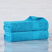 Vista 56 de SUPERIOR Kendell - Juego de toallas de baño de algodón egipcio, absorbentes, para la ducha, artículos esenciales de spa, toallas grandes, básicos