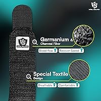 Vista 4 de Vital Salveo - Banda elástica transpirable para rótula de compresión para aliviar el dolor, estabilización articular para hombres y mujeres