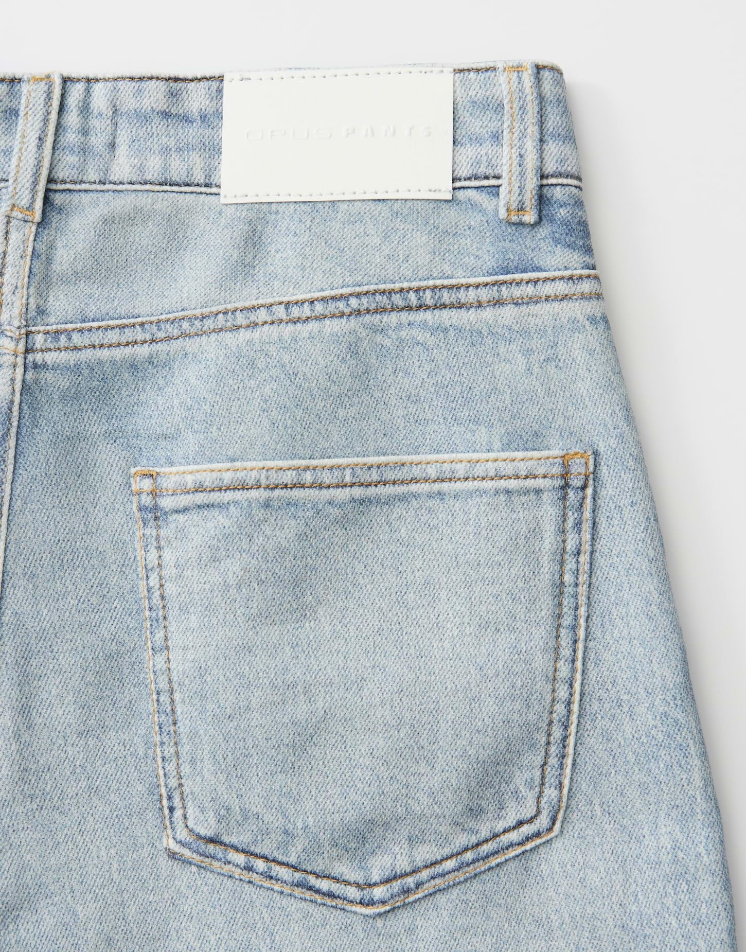 OPUS PANTS Damen Shorts | CYDRA Cruise Sweat Short in authentischem Denim Look