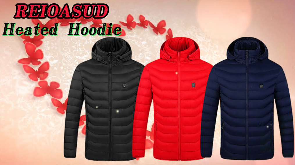 KGKQHKQ Heated Hoodies For Women,Heated Sweatshirt For Men Hoodie Pullover Sweatshirt Warm USB Electric Heated Jacket Coat D-Black At Men's Clothing Store