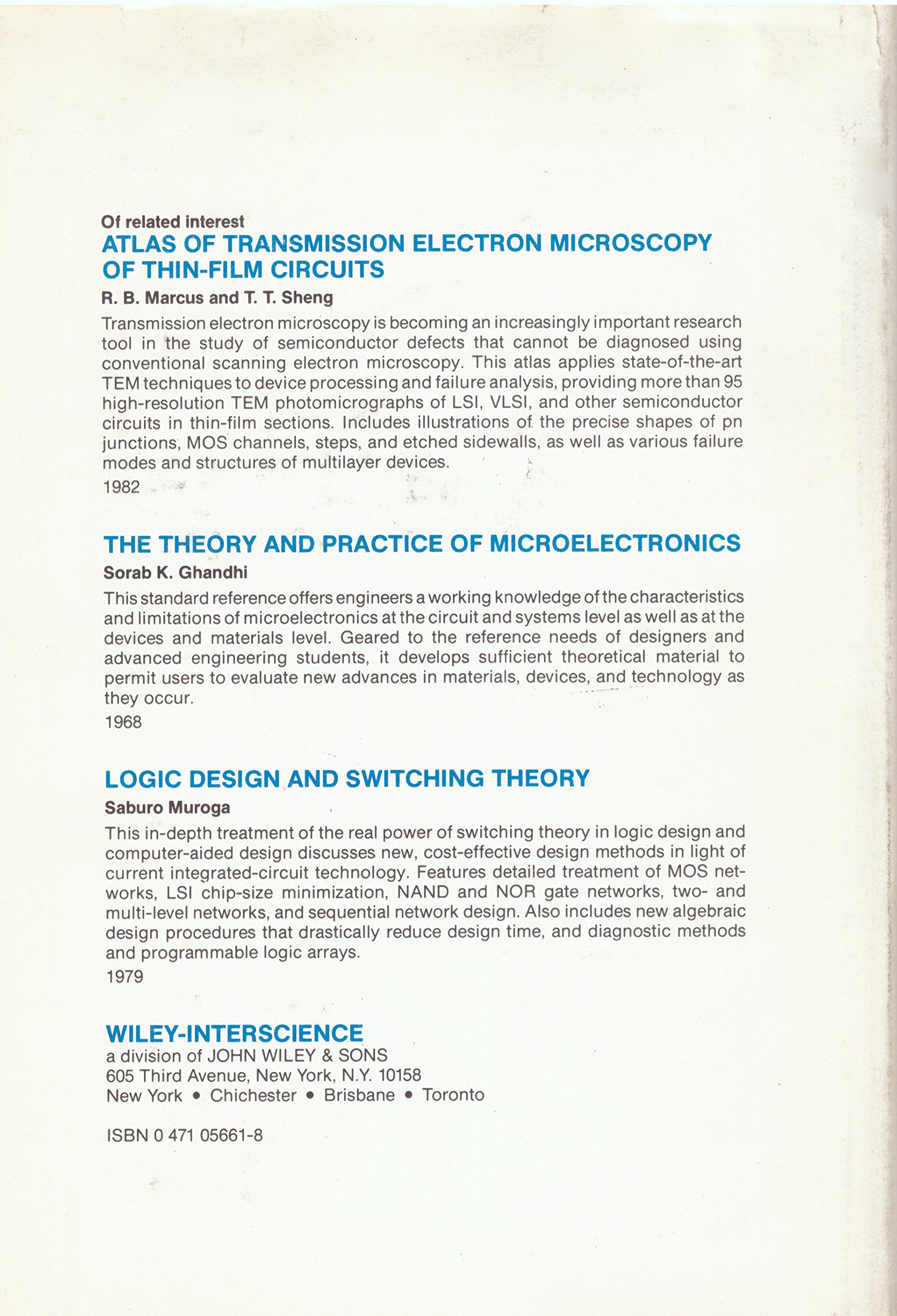 Physics Of Semiconductors Devices