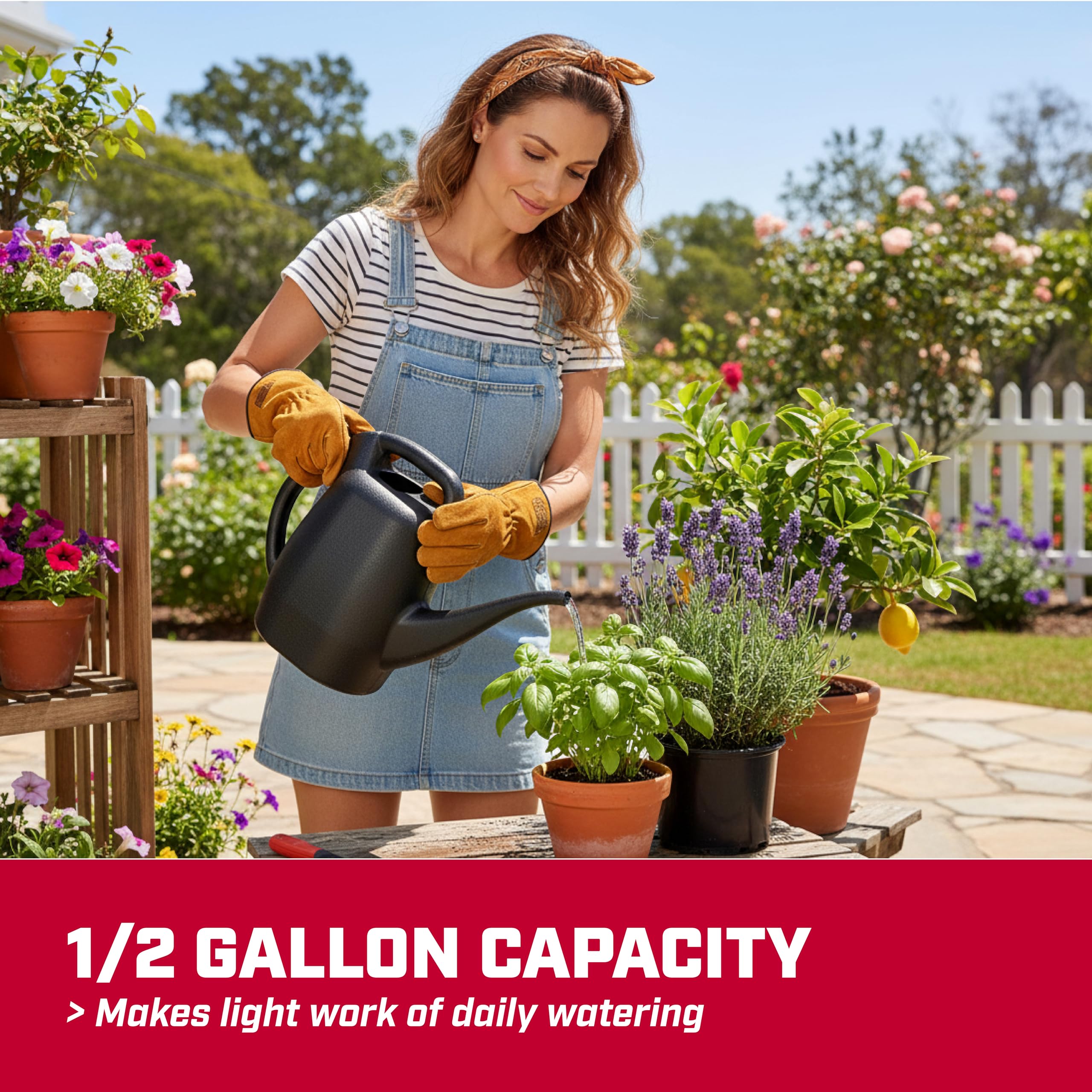 Chapin 1/2 Gallon Watering Can - Lightweight & Durable -2 Chapin 1/2 Gallon Watering Can - Lightweight & Durable -2