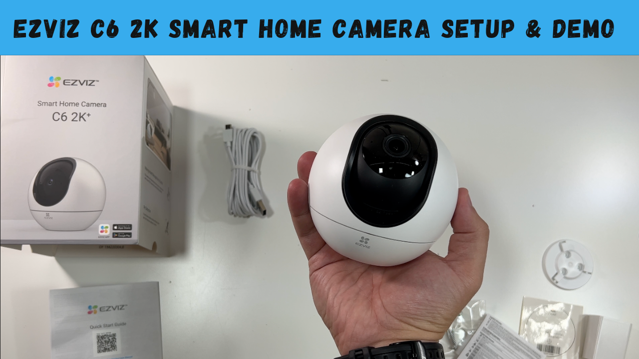 Watch EZVIZ C6 Smart Home Camera Setup and Demo on Amazon Live