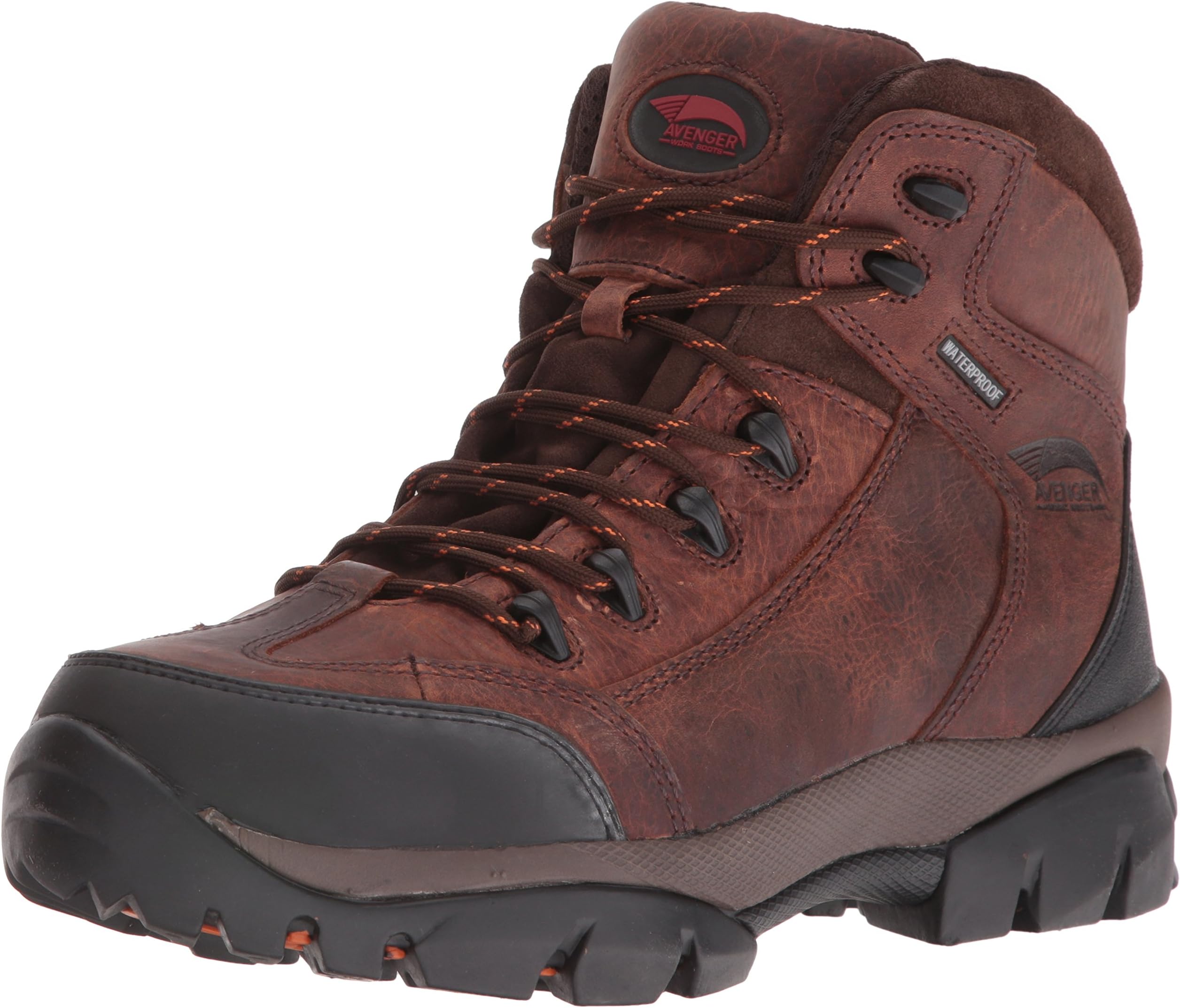 FSI FOOTWEAR SPECIALTIES INTERNATIONAL Men's 7644 6" Mid Leather Waterproof Soft Toe No Exposed Metal EH Work Boots