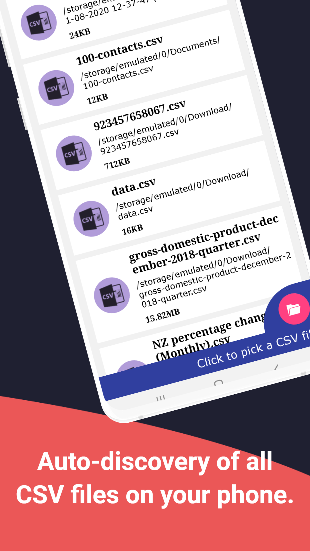 CSV File Viewer - App on Amazon Appstore