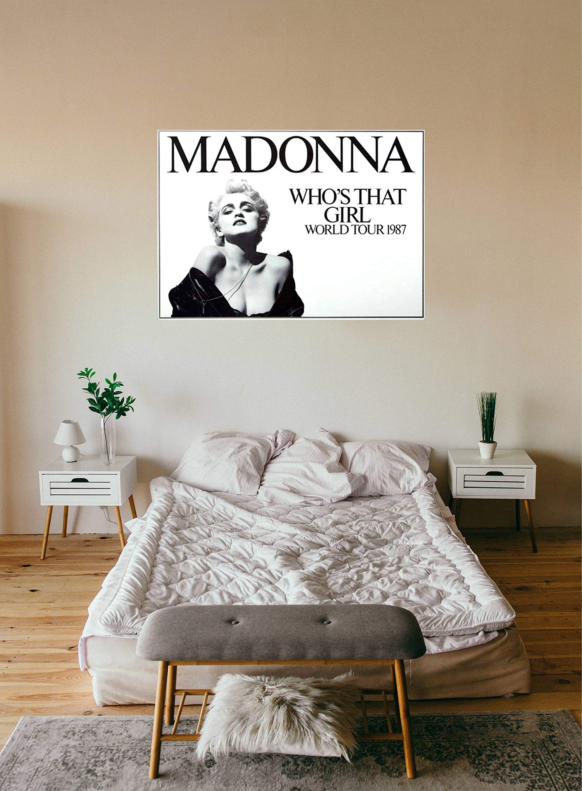 Madonna - Whos That Girl, 1987 » Konzertplakat/Premium Poster | Live Konzert Veranstaltung | DIN A1 «