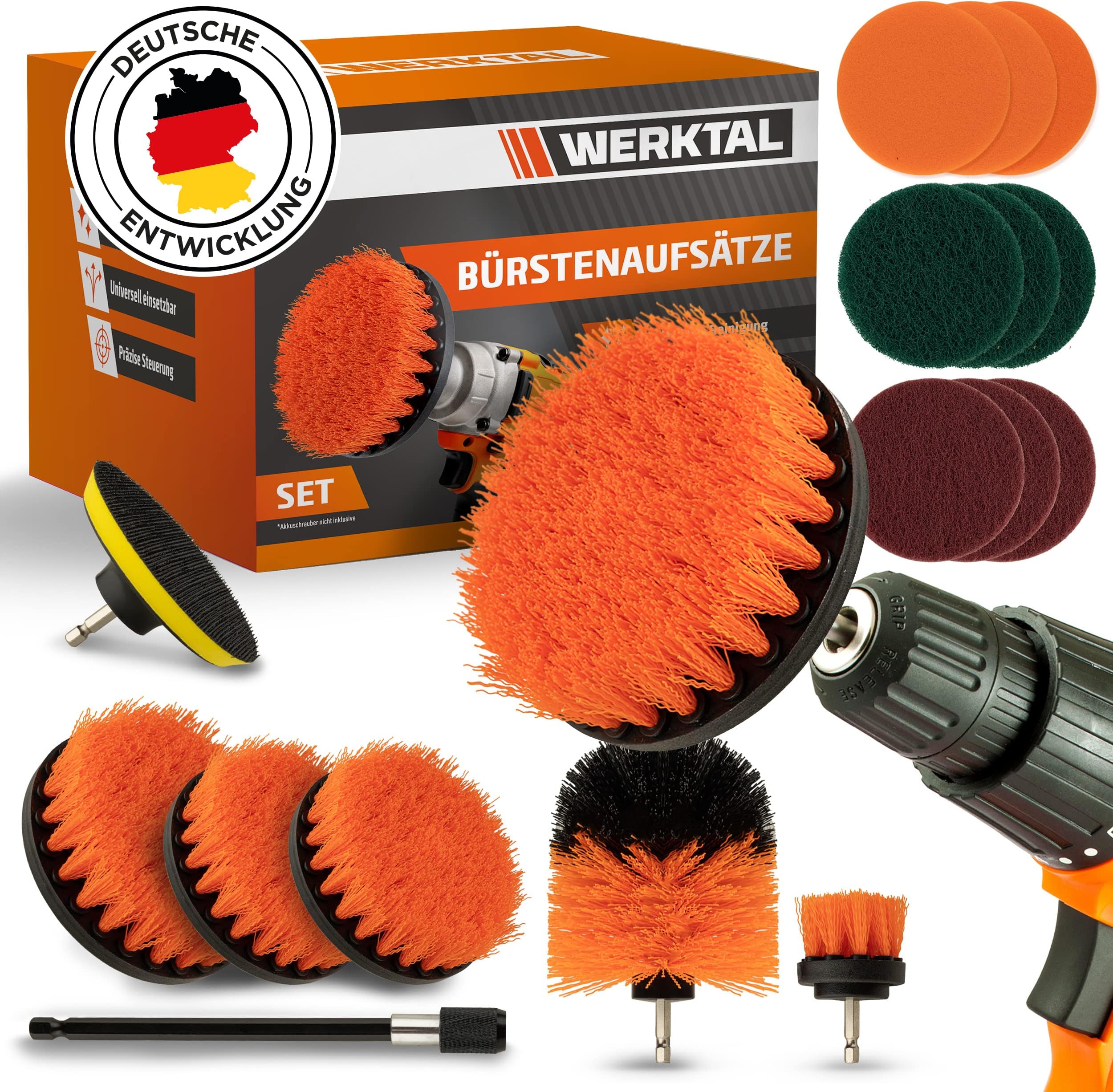 10-teiliges Drahtbürsten Set Für Bohrmaschine - Rostentferner Metall