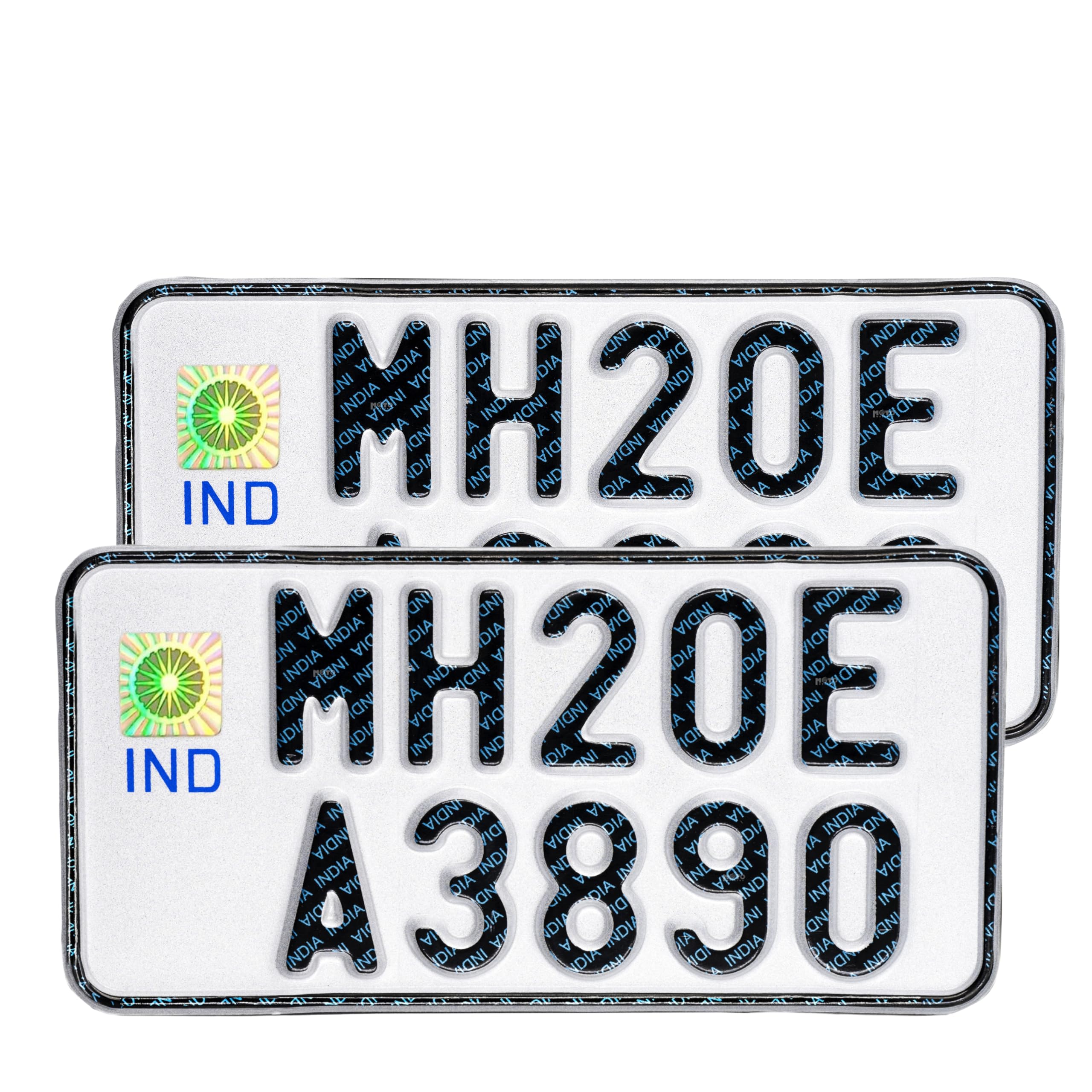 Moto Utility® Bike Number Plate Suitable for KTM Duke 125,Duke 200,Duke 250,Duke 390,KTM Adv 250,Adv390 | Non-HSRP Without Serial Number | Plates Color White-image-29