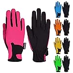 Mashfa Pink/Age 6-8 Years - Horse Riding Accessories - Horse Riding Gloves