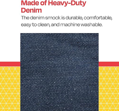 Miniatura 7 de School Smart Delantal de mezclilla unisex para adultos