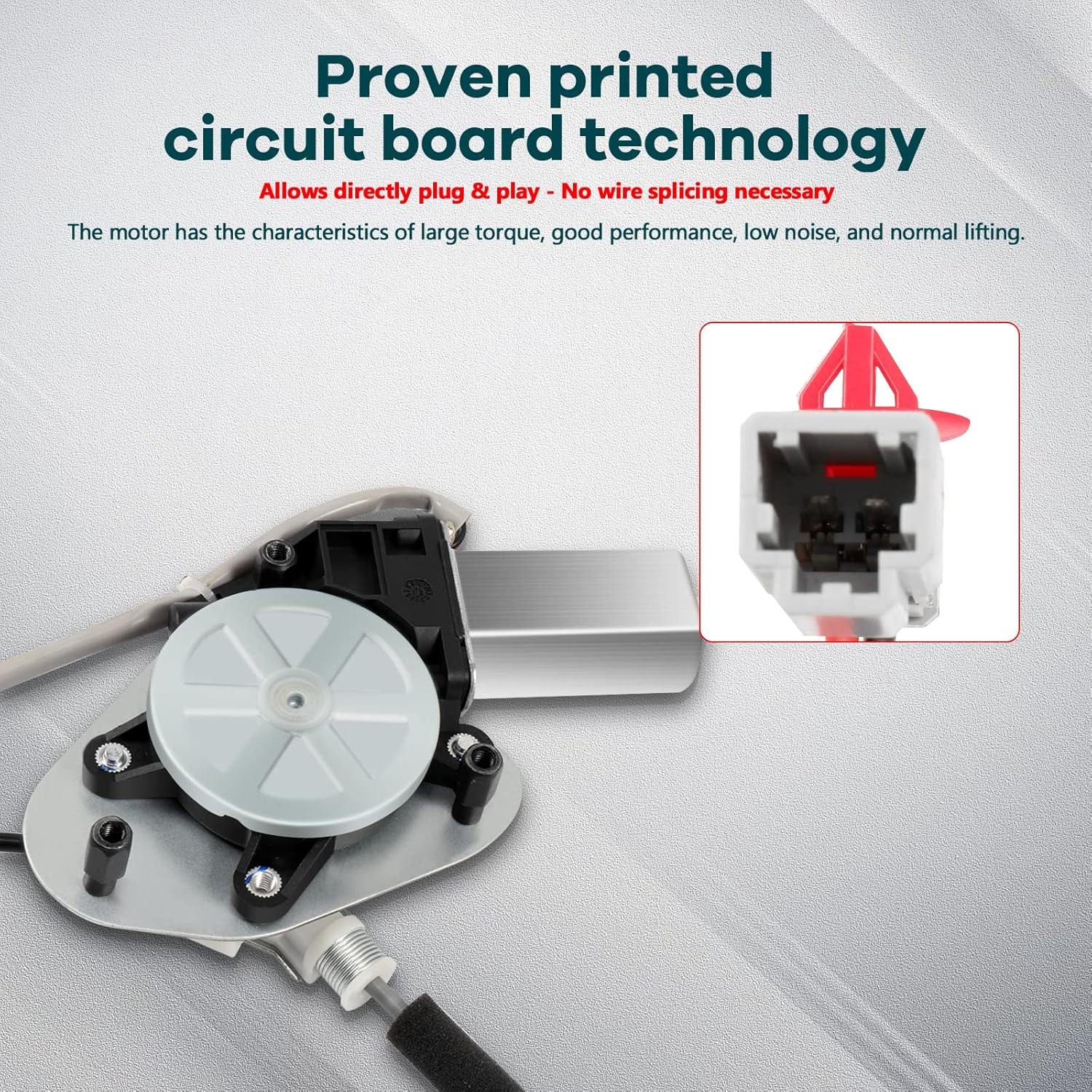 748-513 Rear Right Passenger Side Power Window Lift Regulator with Motor Fit for Honda Pilot for 2003-2008, Right, OE 72710-S9V-A01, 72710-S9V-A02, 660501, 88535