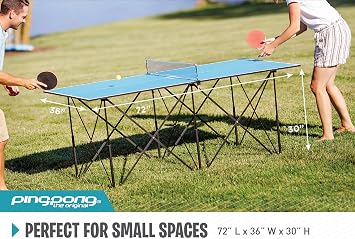 Ping Pong 6' Pop Up Table Tennis