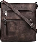 Womens Crossbody Purse Leather Travel Crossbody Bag with Tassel and Adjustable Strap