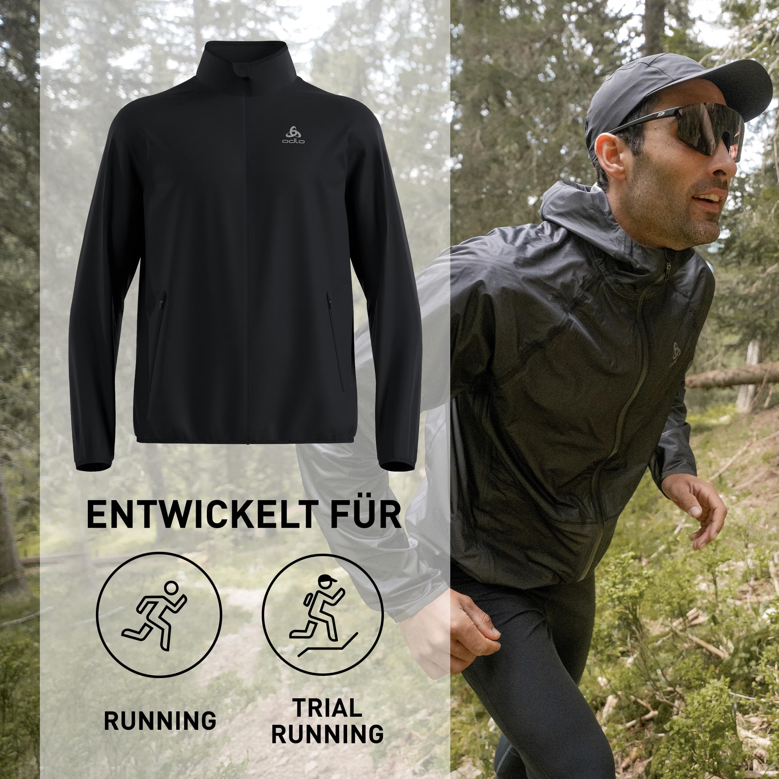 Odlo Laufjacke Herren Essential Light