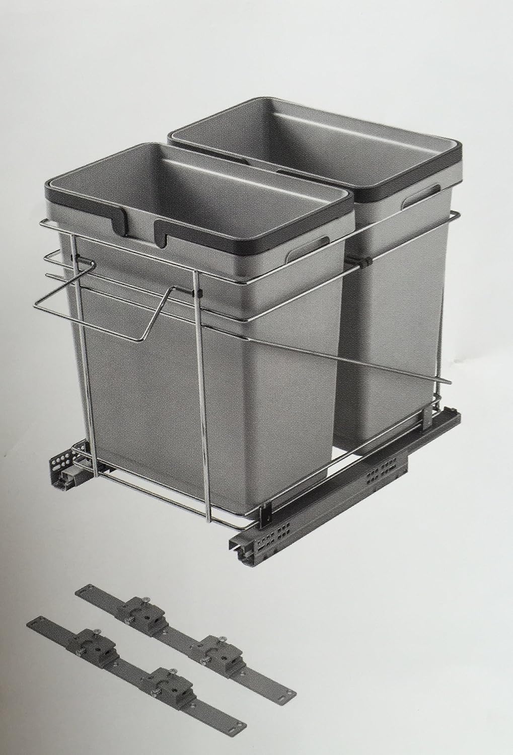 Salice 15" Base Pull-out Waste Bins