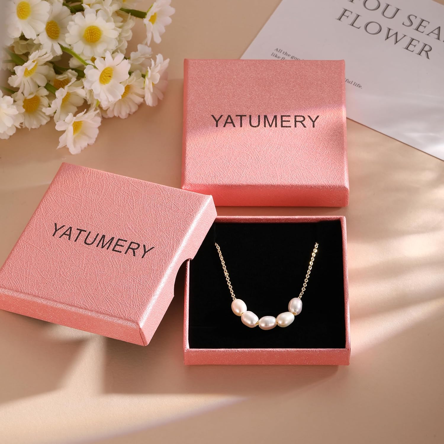 Classic Pearl Necklace Adjustable Gold Pearl Necklace for Women Dainty Collar De Perlas Para Mujer Jewelry Gifts for Her - Image 7