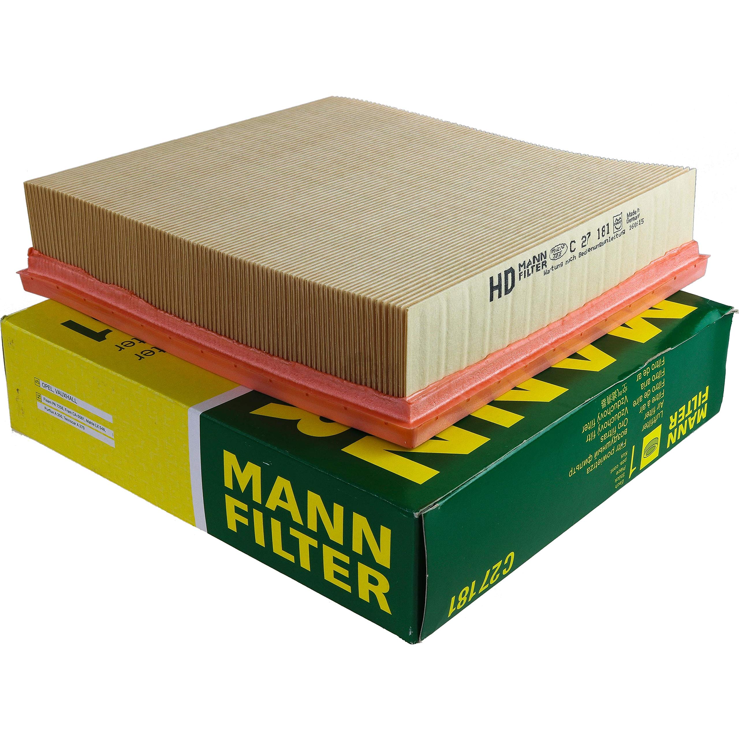 Paquete de inspección Kit de mantenimiento de filtros con filtro de aceite W 712/75, filtro de aire C 27 181, filtro de combustible WK 512, filtro de habitáculo CU 3059, tornillo de cierre
