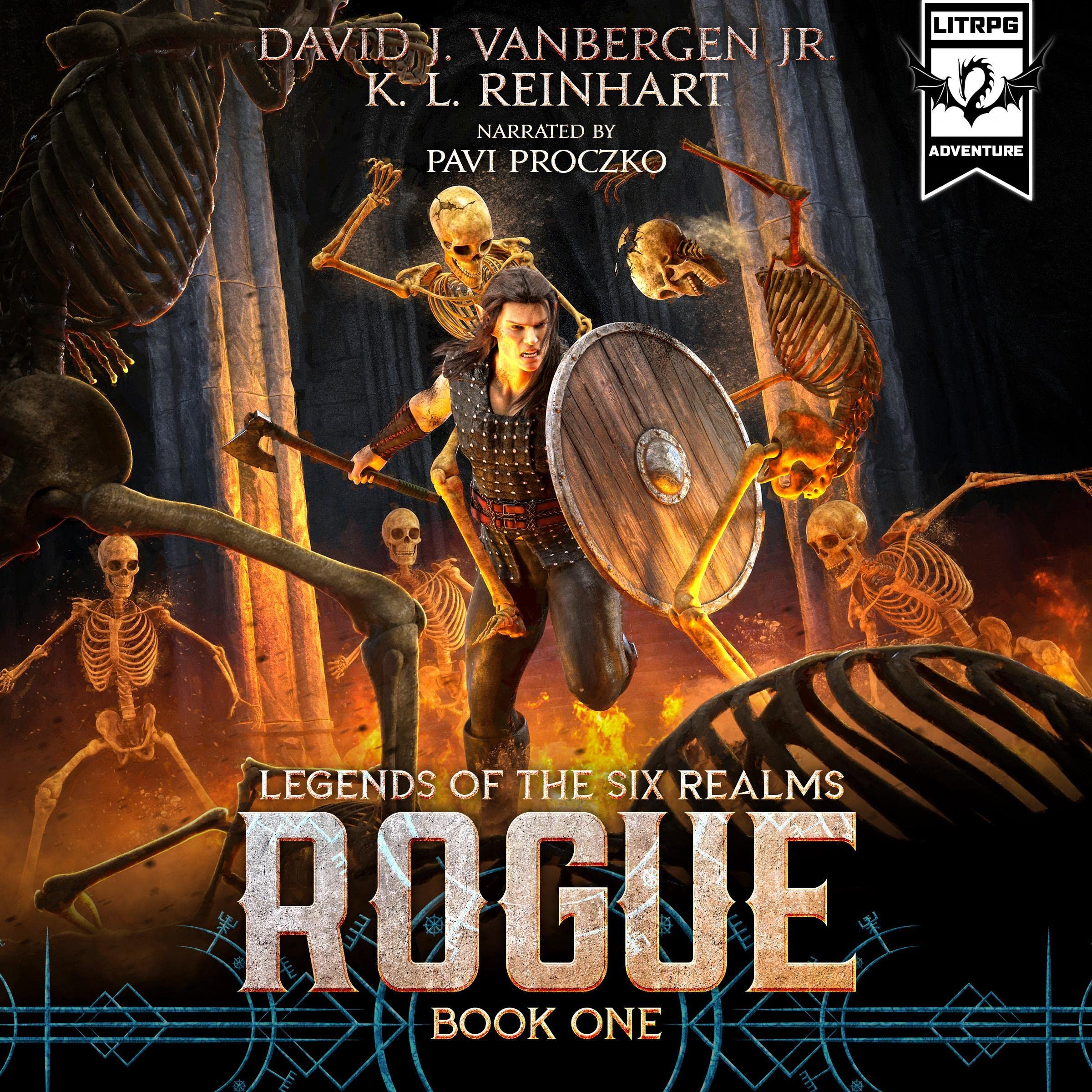 Cover art for Rogue: Legends of the Six Realms, Book 1