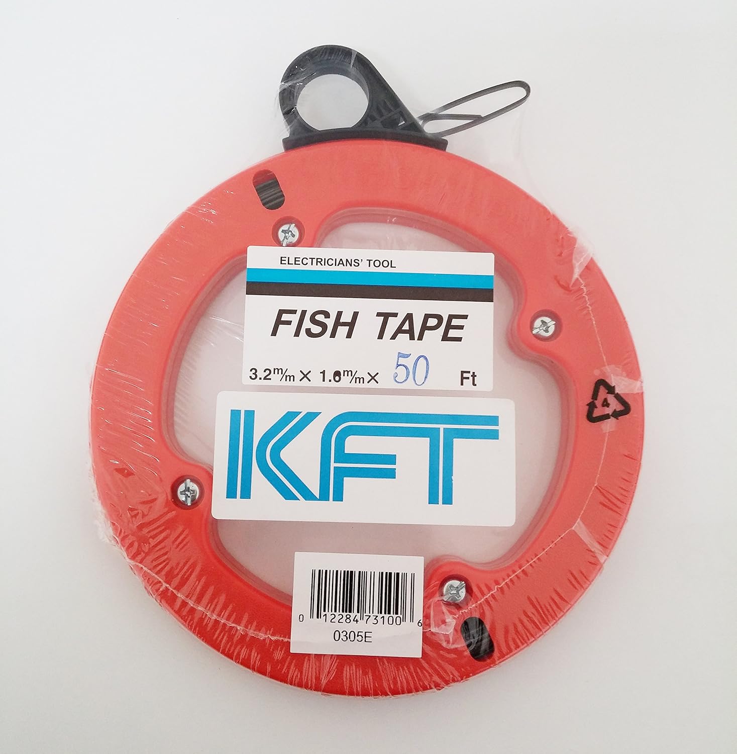 50 Feet Fish Tape Steel Cable Puller Case