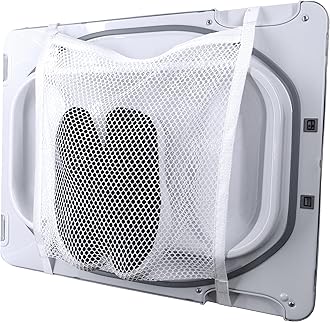 Sneaker Dryer Bag, Dryer Door Shoe Net with Elastic Straps, Sneaker Laundry Bag for Shoes, White, 15.5 Inch x 15.5 Inch, 1 Pack