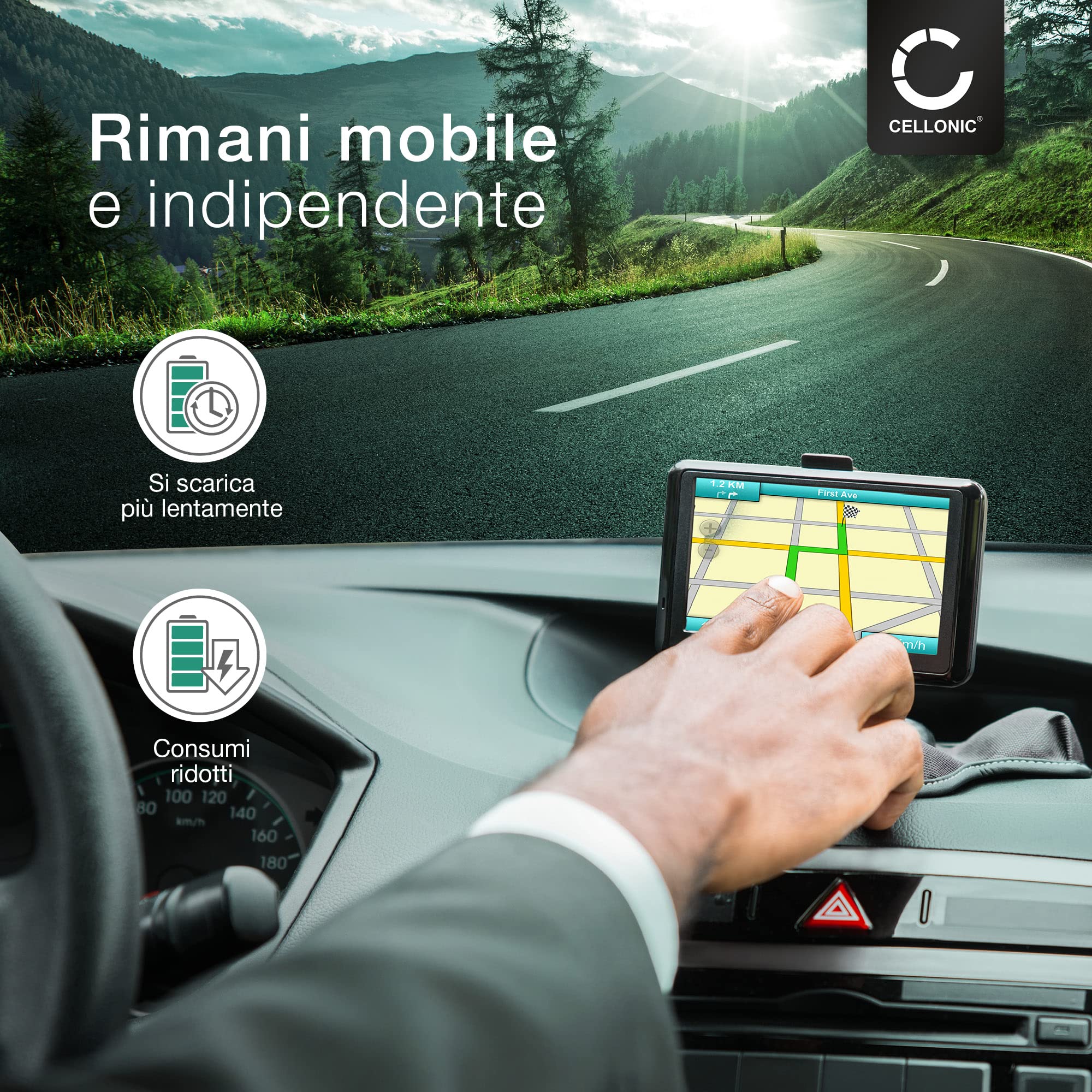 Batteria Per TomTom Go 600, 610, 620 - Cellonic 1100mAh 3.7V | Ricambio Compatibile Con Modelli 2016 - Foto 10