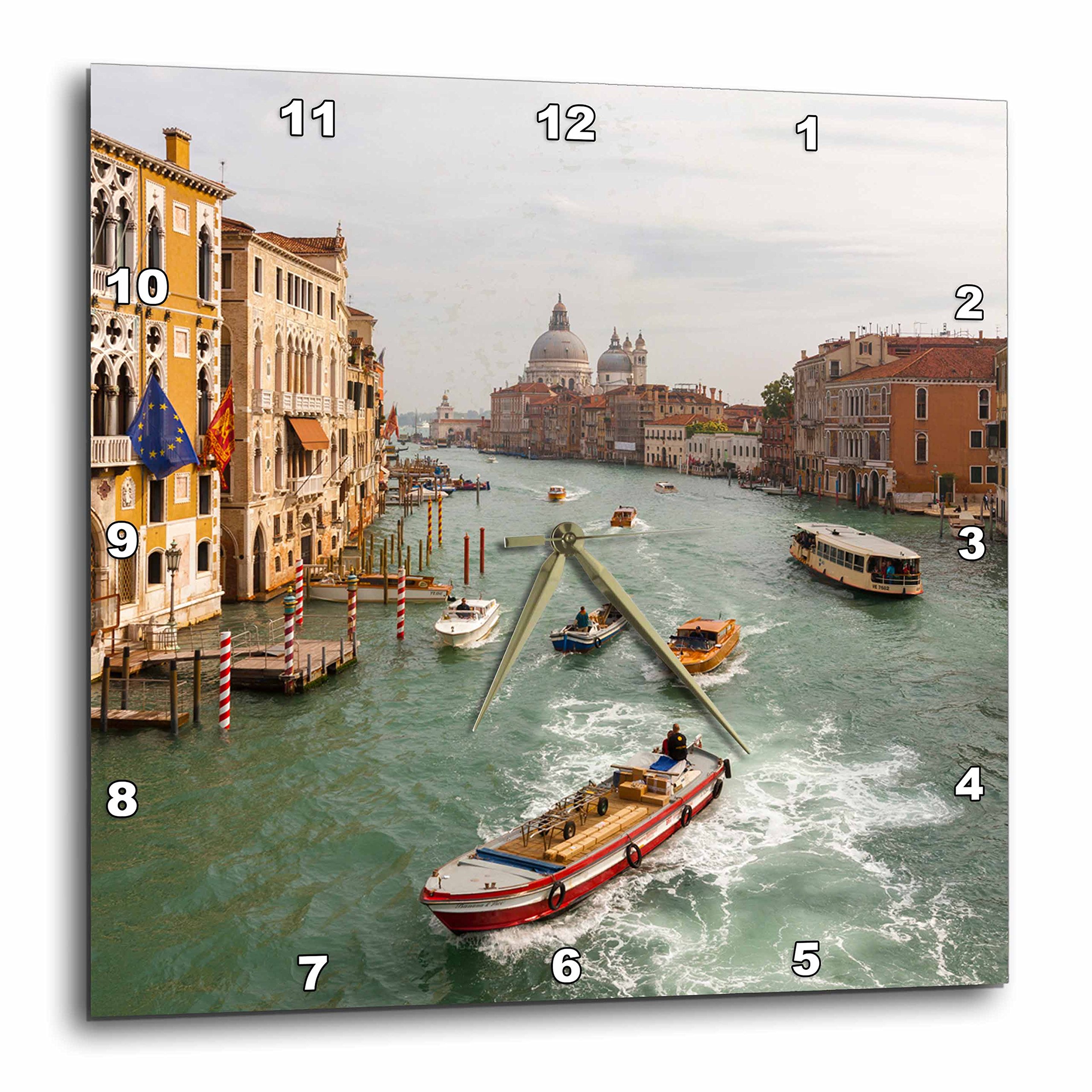 Horloge Murale Grand Canal Venise 3dRose design haut de gamme