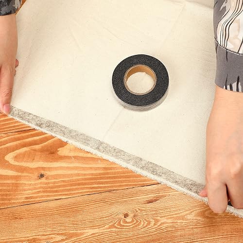 Miniatura 26 de Outus 2 rollos de cinta de dobladillo, cinta adhesiva para planchar sin coser para pantalones cada uno de 1/2 pulgada (70 yardas cada uno, negro)