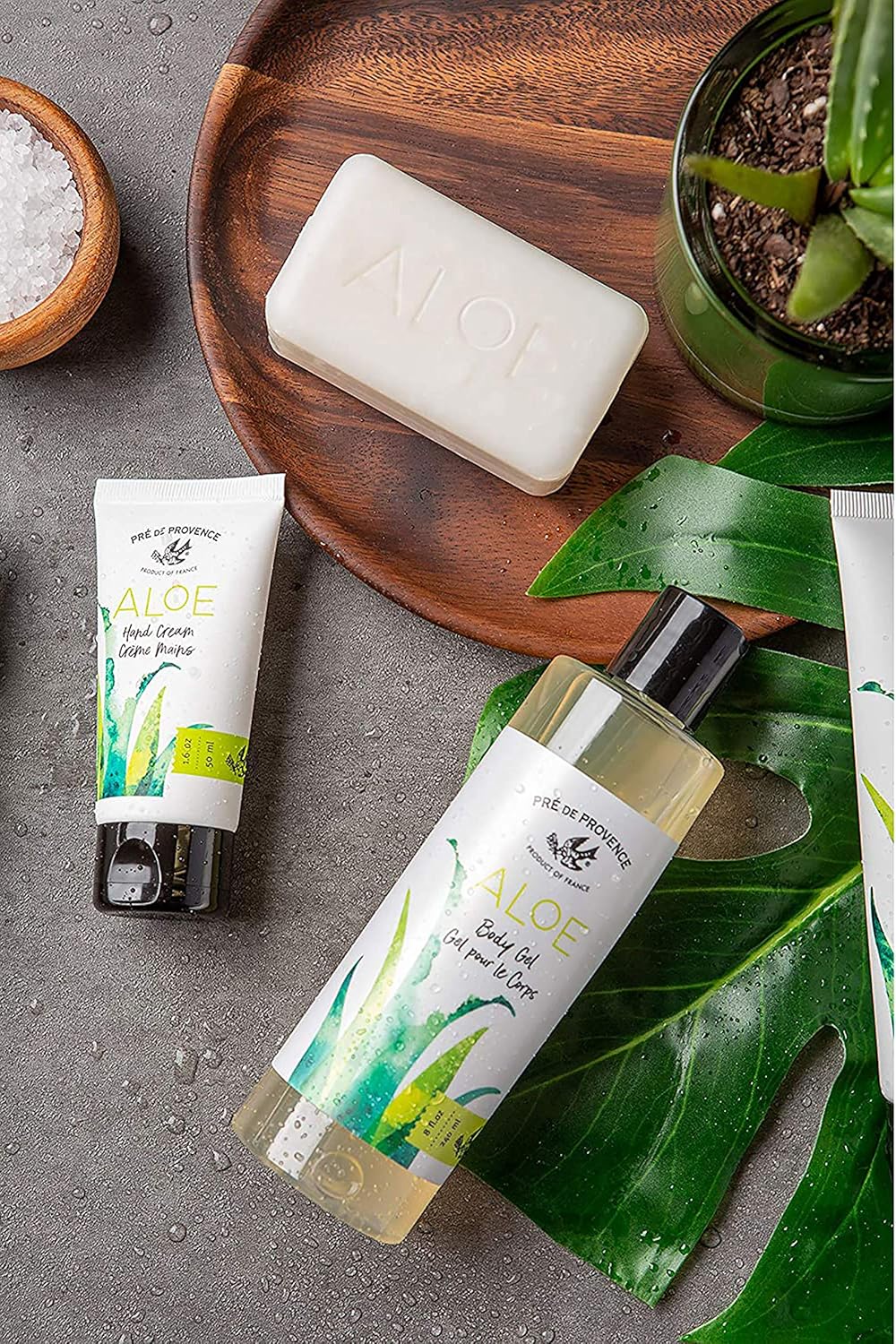 Organic Aloe Collection Hydrating Enriched Daily Bar Soap (5.2oz), Fresh Cucumber Scent - Image 5