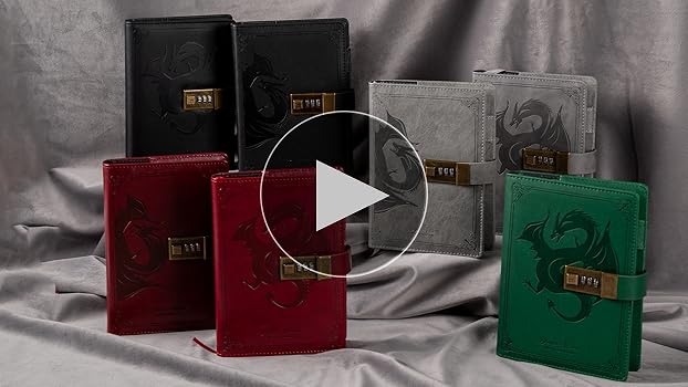 Amazon.com : Dragon Leather Journal Notebook, Diary with